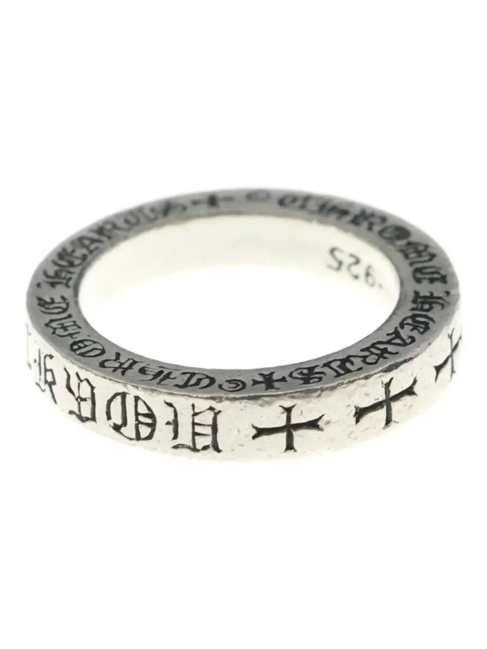 Chrome Hearts Spacer You Ring Silver